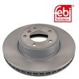 Febi 24343 Brake Disc Front Axle Premium Fits BMW 5 Series 2007 - 2009