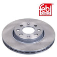 Febi 28177 Brake Disc Front High Performance Fits Opel Corsa 2006 - 2014