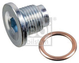 Febi 183816 Oil Drain Plug Hexagon Socket Fits Citroën Berlingo 2018 - 2025