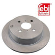 Febi 27234 Brake Disc Rear High Performance Fits Toyota Yaris/Vitz 1999 - 2005
