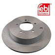 Febi 29309 Brake Disc Rear High Performance Fits Citroen C-Crosser 2007 - 2012