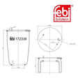 Febi 172338 Air Spring Front Axle Without Piston Premium Grade High Performance