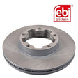 Febi 108605 Brake Disc Front Premium Fits Nissan Cabstar E 1998 - 2006