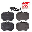 Febi 116025 Brake Pad Set Front Durable Premium Fits Audi A6 2008 - 2010