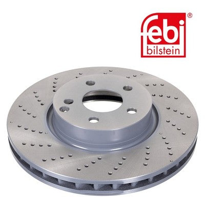 Febi 30553 Brake Disc Front Premium Fits Mercedes-Benz E-Class 2013 - 2015