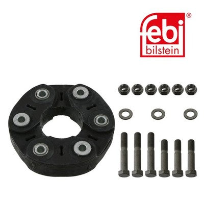 Febi 43475 Flexible Coupling Kit Steel Elastomer Front Fits BMW X1 2009 - 2015
