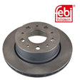 Febi 171496 Brake Disc Rear Axle Premium Fits Citroën Relay 2016 - 2020