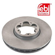 Febi 104497 Brake Disc Front Axle Premium Fits Ford Transit 2013 - 2018