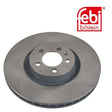 Febi 107507 Brake Disc Front Axle Premium Fits VW Polo 2017 - 2025