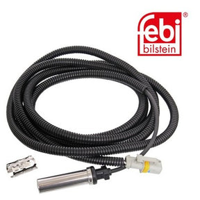 Febi 104522 ABS Sensor Rear Axle Left With Bush Premium Grade High Performance