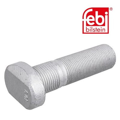 Febi 48707 Wheel Stud Zink Flake Coated Spiral Bolt Steel High Performance