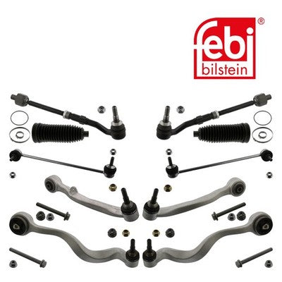 Febi 46318 Control Arm Kit Front Left Right Aluminium Fits BMW 5 Series 07 - 09