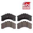 Febi 16597 Brake Pad Set Front Axle Premium Grade Durable High Performance