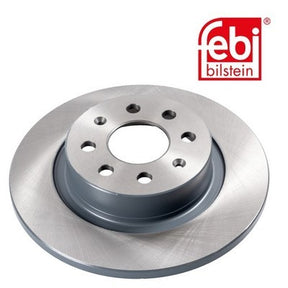 Febi 43837 Brake Disc Rear High Performance Fits Opel Adam 2014 - 2018