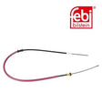 Febi 101808 Premium Brake Cable Left Rear Fits Nissan Kubistar 2005-2009