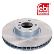Febi 44072 Brake Disc Front Axle Premium Fits BMW 7 Series 2005 - 2008