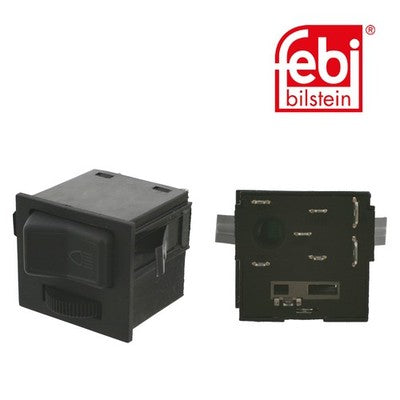 Febi 14846 Light Switch Plastic Black Premium Fits VW Polo 1992 - 1994