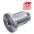 Febi 37940 Oil Drain Plug Steel Female Hex Fits Alfa Romeo 166 1998 - 2000