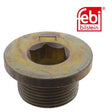 Febi 06630 Oil Drain Plug Without Seal Ring Premium Grade High Performance