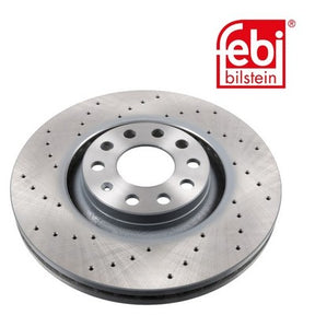 Febi 44121 Brake Disc Front Axle Premium Fits Audi A4 2004 - 2008