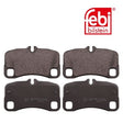 Febi 116175 Brake Pad Set Rear Durable Premium Fits Porsche 911 2011 - 2012