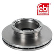 Febi 104222 Brake Disc Front Axle Premium Grade Durable High Performance