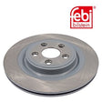 Febi 44135 Brake Disc Rear Axle Premium Fits Jaguar S-Type 1999 - 2007