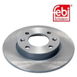 Febi 21966 Brake Disc Rear High Performance Fits Citroen C4 2006 - 2007