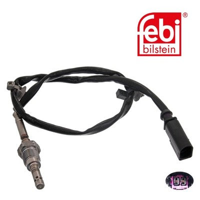Febi 49303 Exhaust Gas Temperature Sensor Premium Fits Audi A4 2008 - 2012