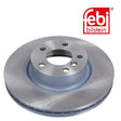 Febi 38576 Brake Disc Front Axle High Performance Fits BMW X3 2011 - 2012