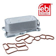 Febi 101082 Oil Cooler Aluminium Premium Fits Mercedes-Benz E-Class 2009 - 2011