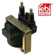Febi 22875 Ignition Coil Two Spark Durable Black Fits Renault Megane 1999 - 2003