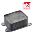 Febi 101050 Oil Cooler Aluminium Premium High Quality Fits Audi Q3 2013 - 2018