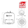 Febi 46187 Air Spring With Piston Durable Steel Rolling Piston High Performance