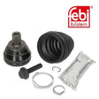 Febi 109151 Premium Drive Shaft Wheel Side Front Axle Left Fits Audi A3 2013-17