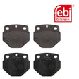 Febi 16569 Brake Pad Set Front Rear Axle Premium Grade High Performance