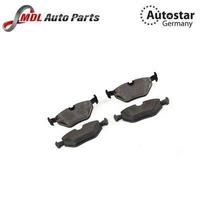 AutoStar Rear Brake Pads 34216761281 for BMW 5 Series E39 525i 528i 530i 540i