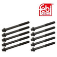 Febi 19444 Cylinder Head Bolt Set Standard Durable Fits Dacia Logan 2010 - 2024