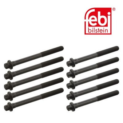 Febi 19444 Cylinder Head Bolt Set Standard Durable Fits Dacia Logan 2010 - 2024
