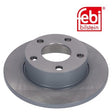 Febi 09077 Brake Disc Rear Axle Standard Premium Fits Audi 100 1986 - 1990