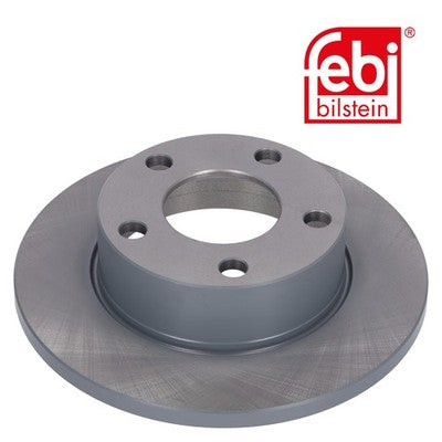 Febi 09077 Brake Disc Rear Axle Standard Premium Fits Audi 100 1986 - 1990