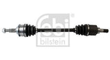 Febi 192904 Drive Shaft Front Axle Left With Nut Fits Opel Agila 2011 - 2014