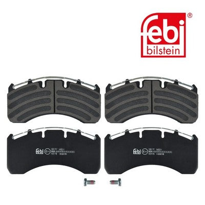 Febi 16779 Brake Pad Set Rear Axle With Fastening Material High Performance