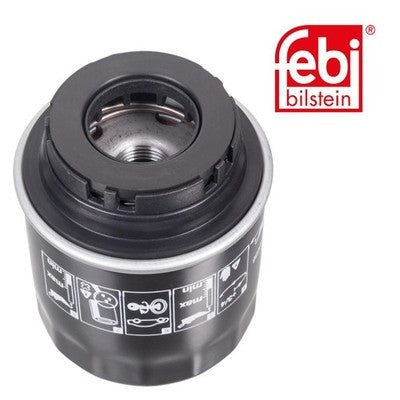 Febi 49666 Premium Oil Filter High Performance Fits Seat Ibiza 2012-2015