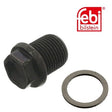 Febi 47739 Oil Drain Plug Steel Male Hex Premium Fits Volvo S60 2001 - 2010