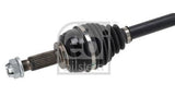 Febi 184955 Drive Shaft Front Axle Left With Nut Fits Renault Zoe 2016 - 2025