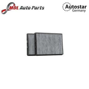 AutoStar Germany Cabin Filter Set Active Carbon 64116904867 for BMW E65 E66 E67