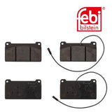 Febi 16696 Brake Pad Set Rear Axle Premium Grade Durable High Performance