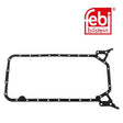 Febi 36373 Oil Pan Gasket Sheet Steel Fits Mercedes-Benz E-Class 1998 - 1999