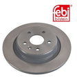 Febi 107720 Brake Disc Rear High Performance Fits Opel Astra 2015 - 2022